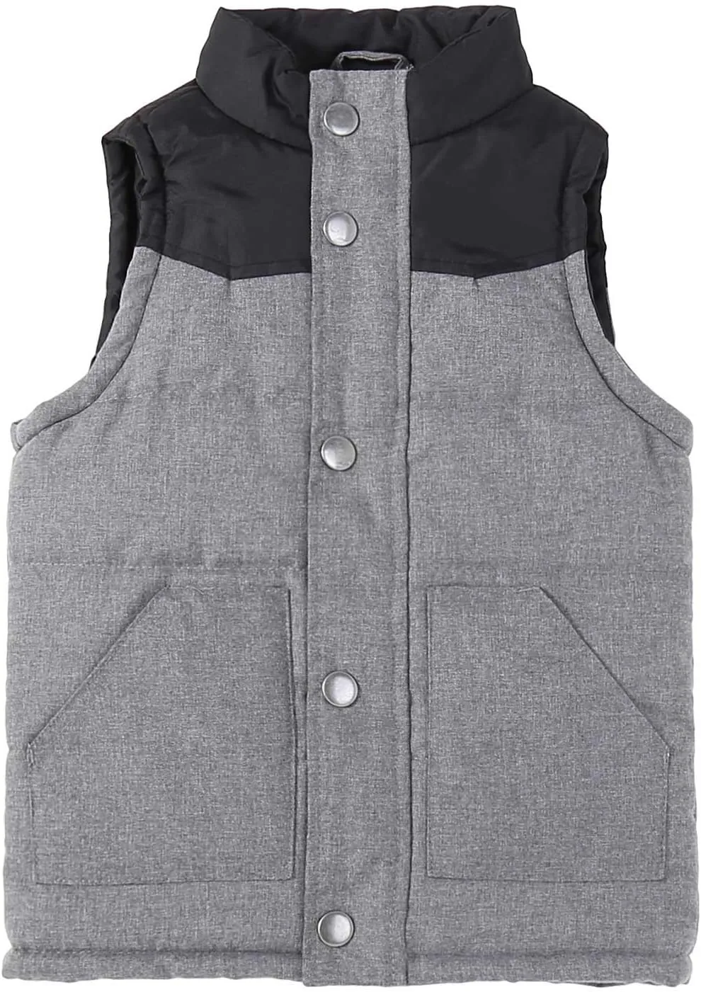 Bienzoe Boys Puffer Vest for Outdoor: Kids Toddler Sleeveless Lightweight Coat