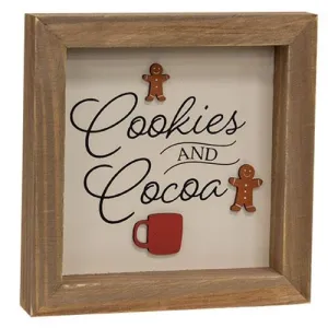 Cookies And Cocoa Framed Sign