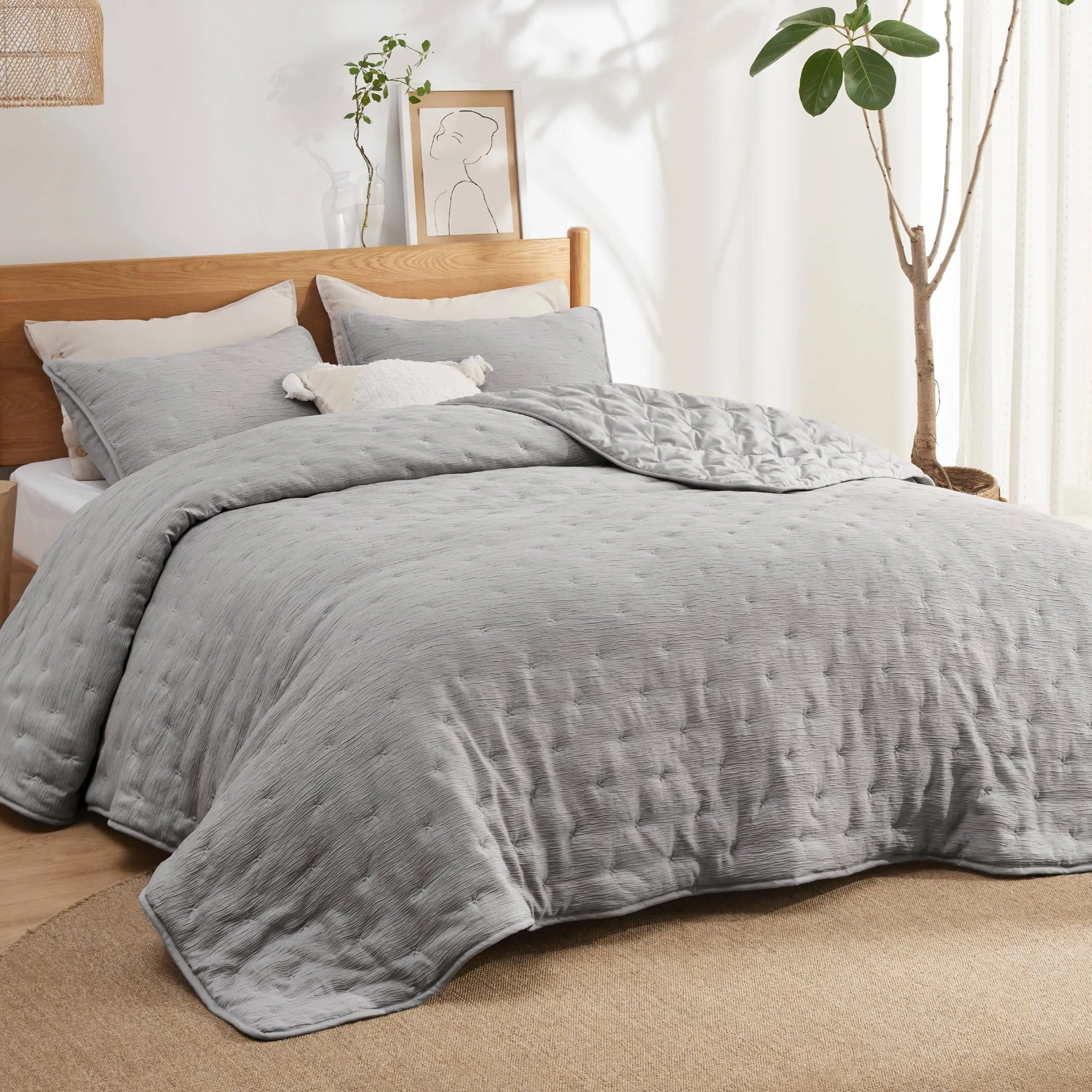 Faux Gauze Quilt Set