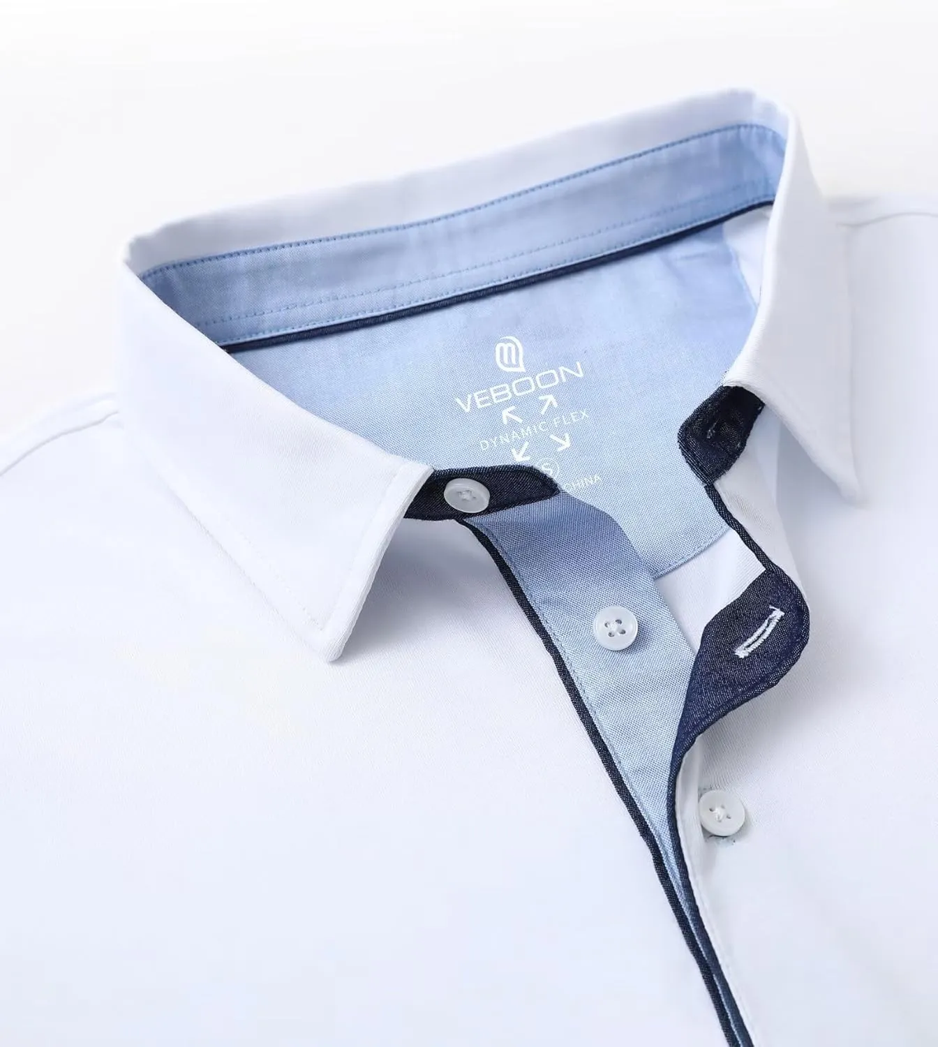 Men's Business Long and Short Sleeve Polo Shirts Mercerized Cotton Blend Casual Stylish Collared Shirts