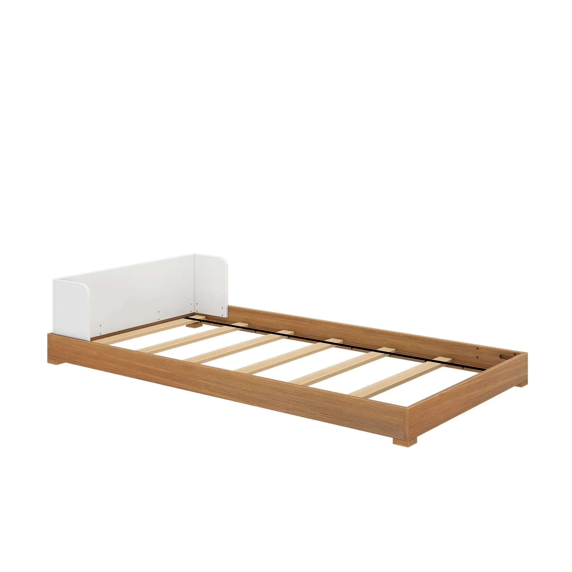 Mid-Century Modern Twin Floor Bed