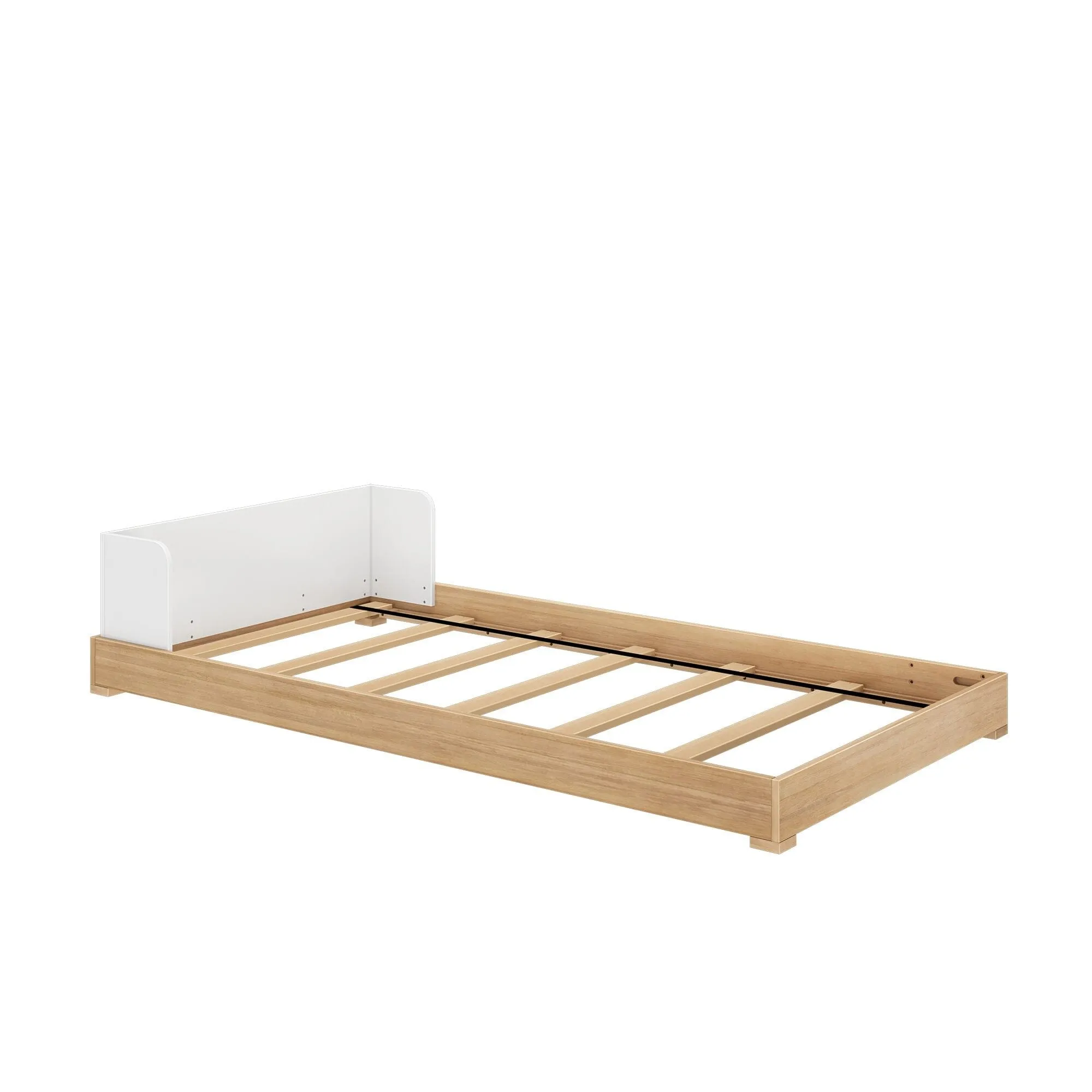 Mid-Century Modern Twin Floor Bed