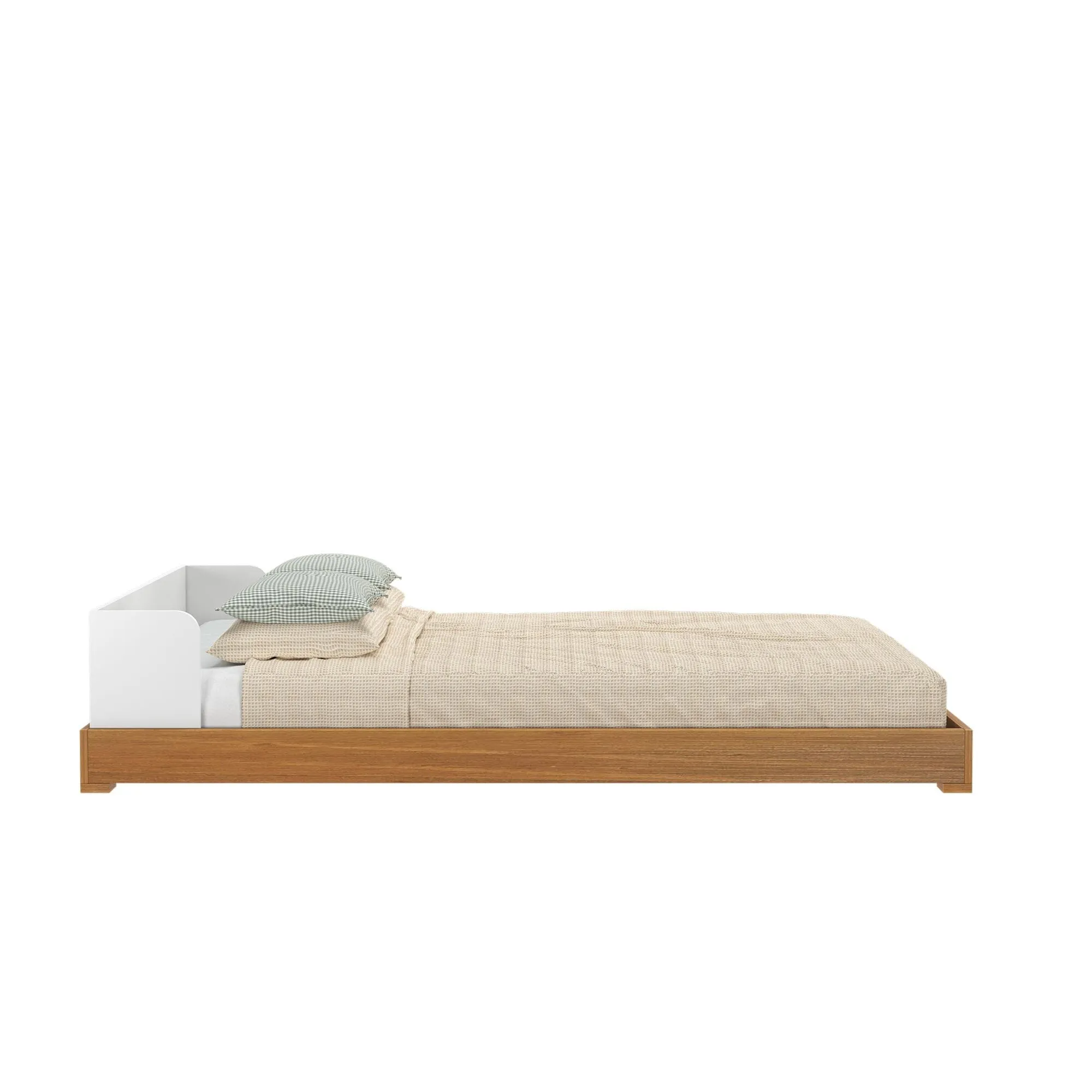 Mid-Century Modern Twin Floor Bed