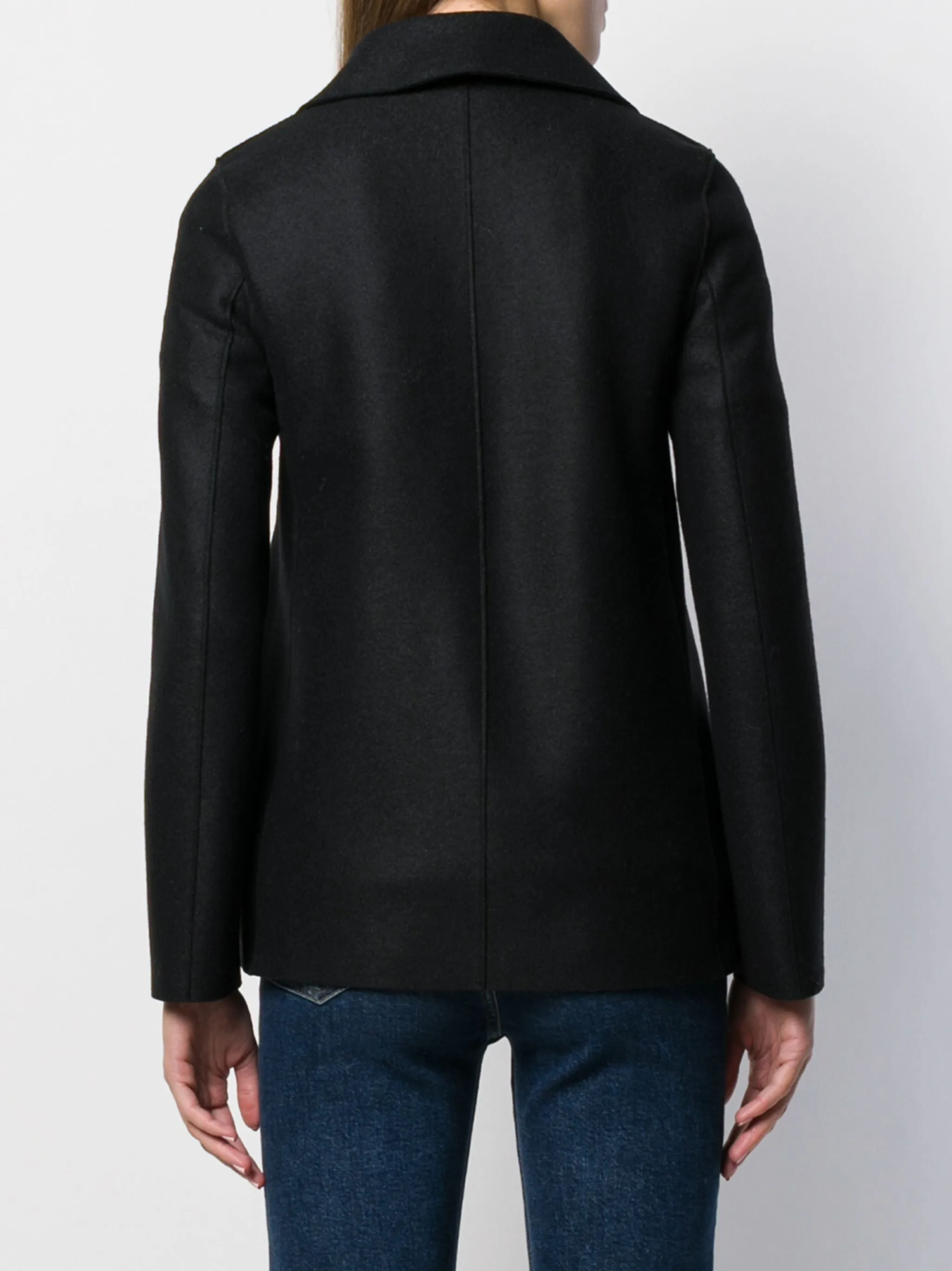 Peacoat Pressed Wool - Black