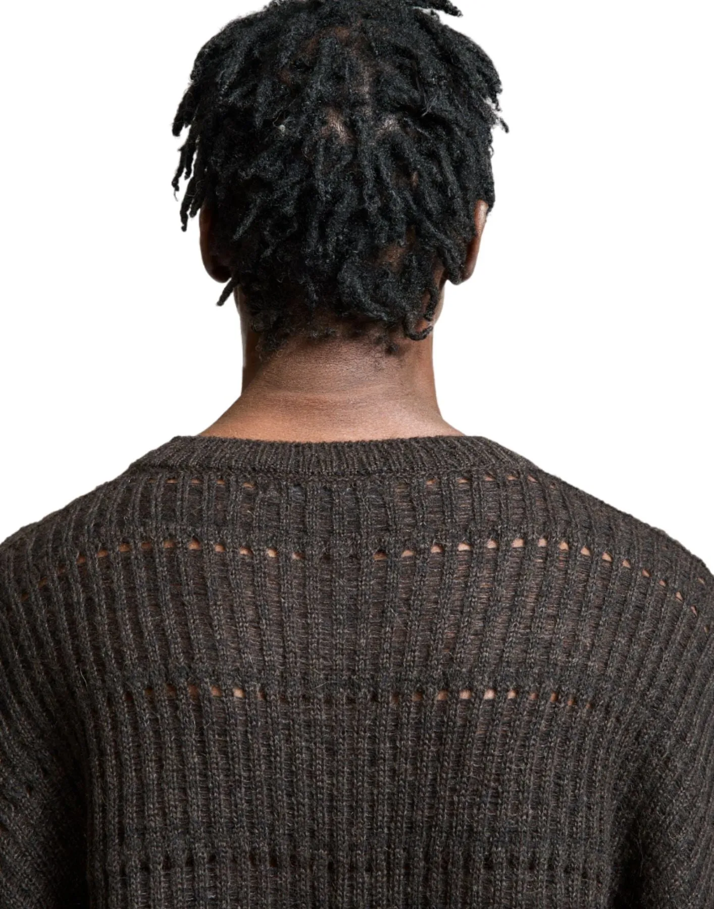 Sweater man 12DP90480000725 EFESTO DARK BROWN PAURA
