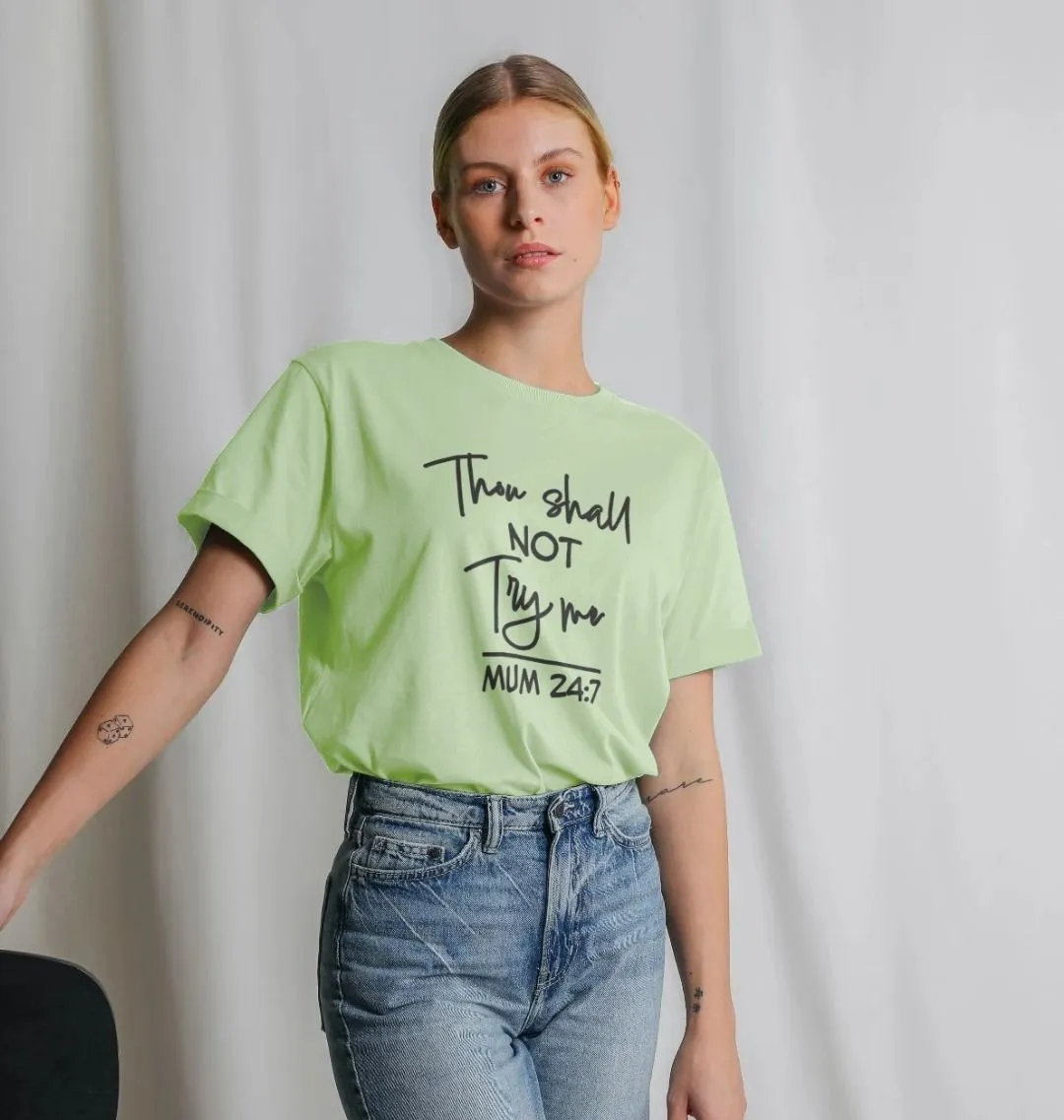 Thou Shall Not Women's Relaxed Fit T-shirt