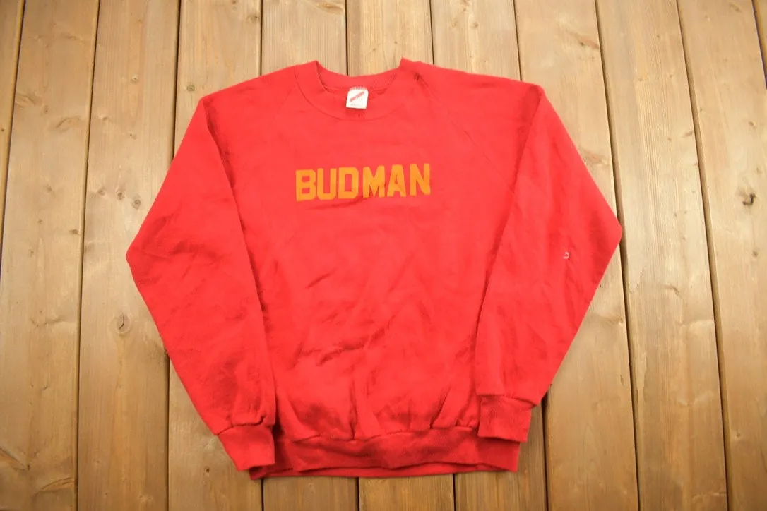 Vintage 1990s Budman Crewneck Sweatshirt
